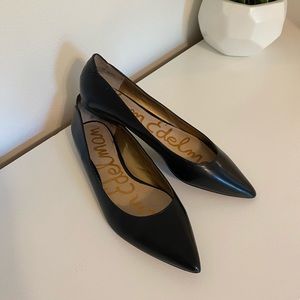 Sam Edelman Pointed Toe Flats, Black